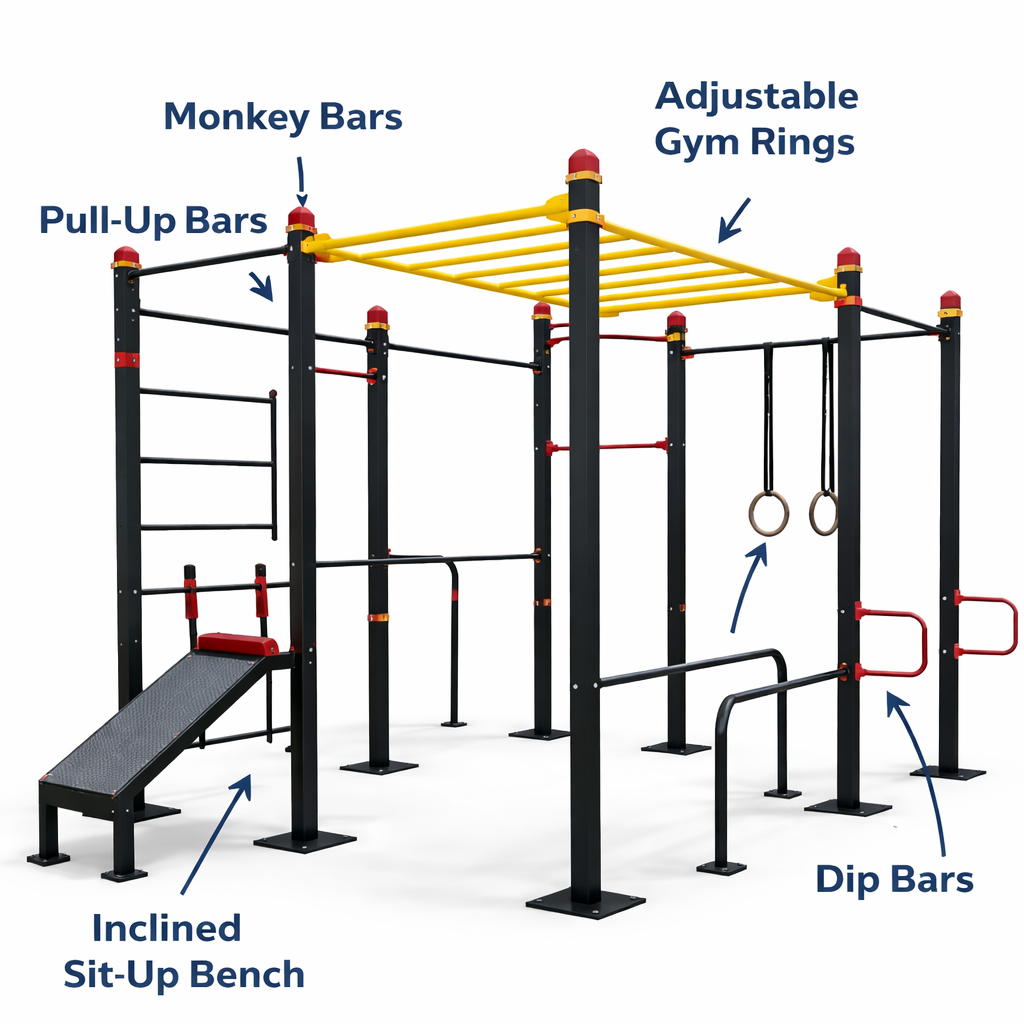 CoreGrid ApexStation Modular Calisthenics Rig